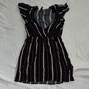 Black V-Neck Blouse, Size M, Forever 21, Great Work Blouse